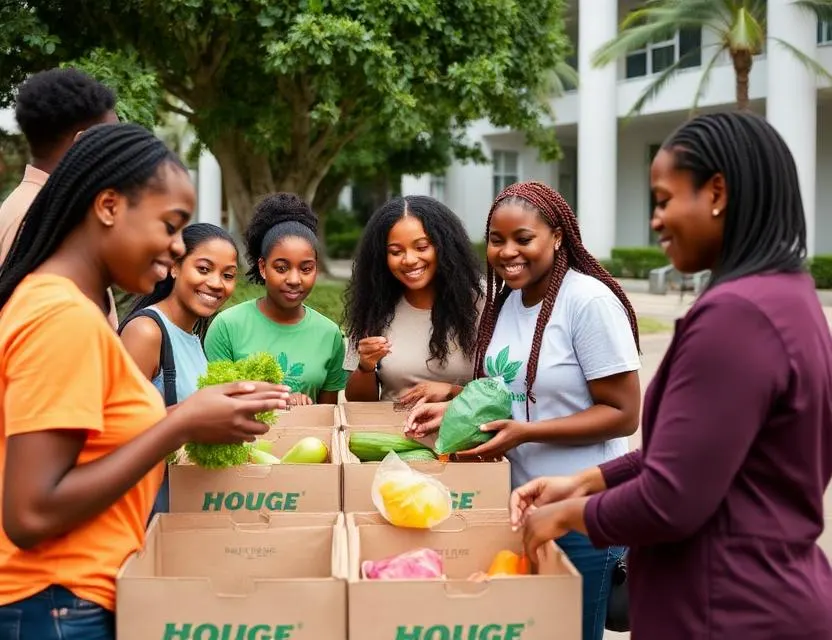 Histoire Glan'Market : Les étudiants de l'UAG mobilisés